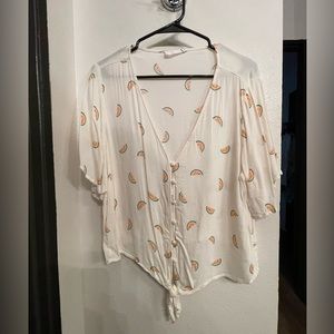 Elodie Watermelon Blouse